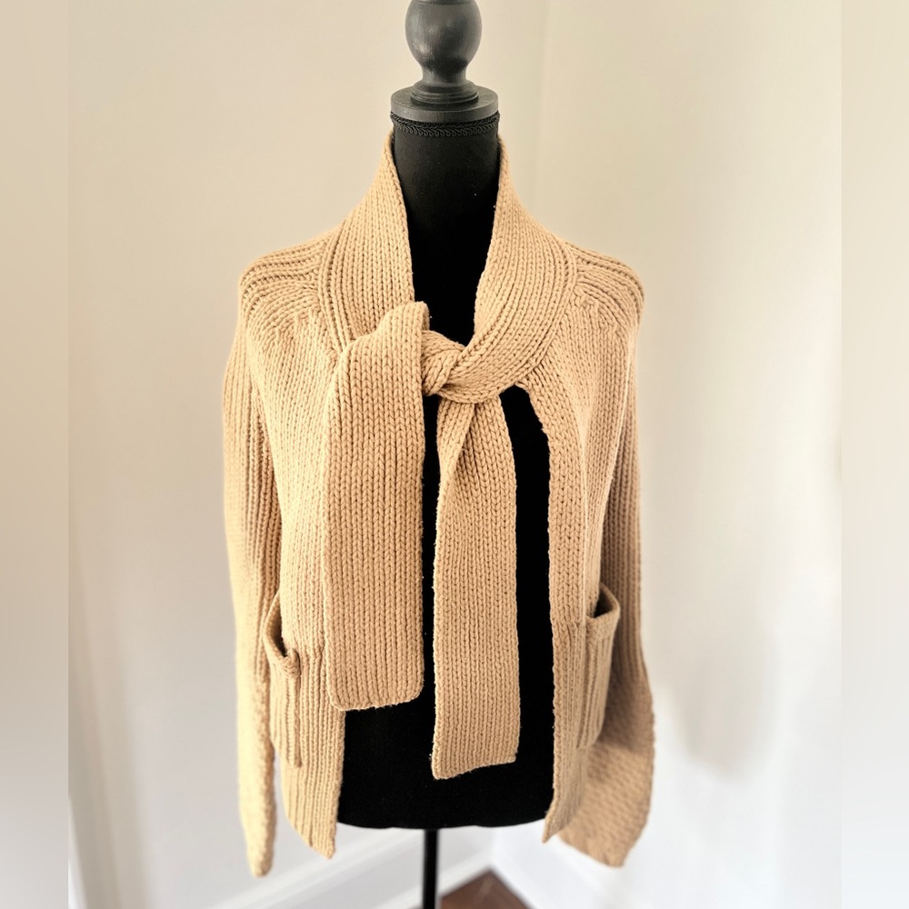 Theory tie neck sweater